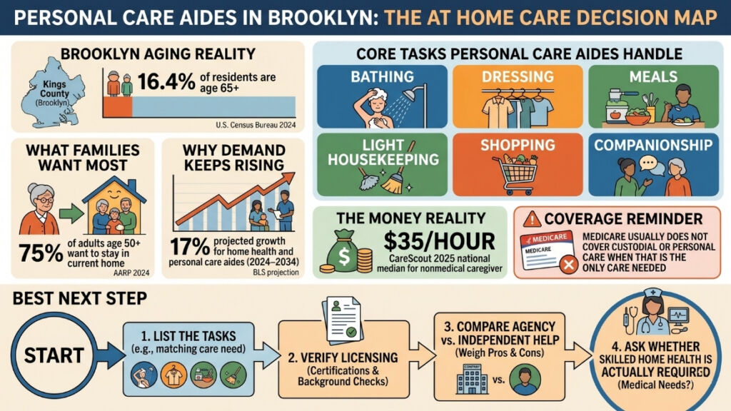 Personal care aides infographics